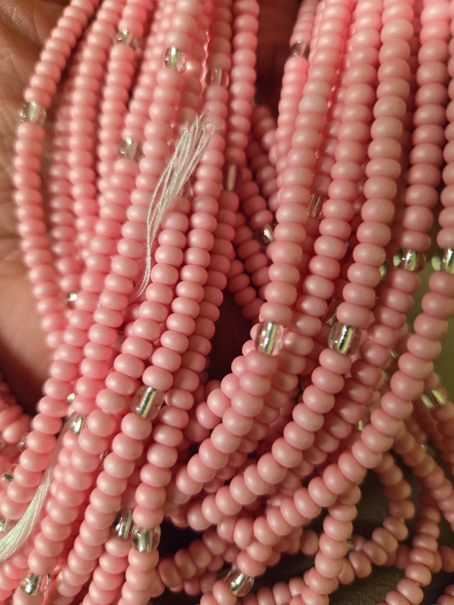Bubblegum Baby Tie- On Waistbeads - GBead Adornments