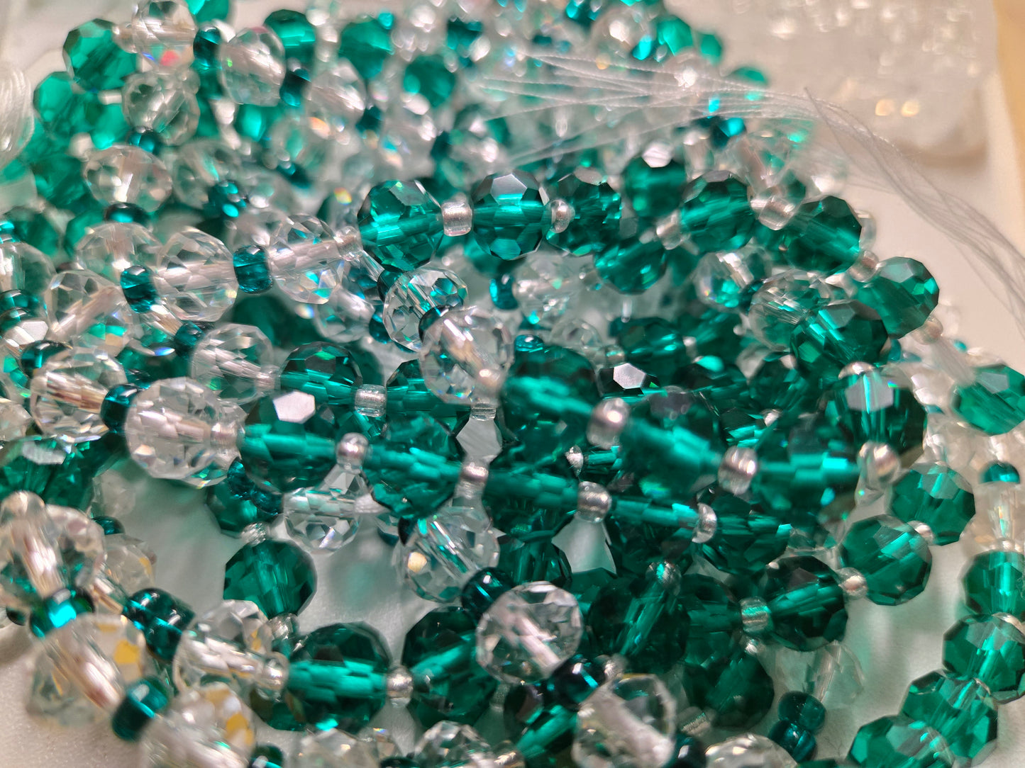 Emerald Enchantress Tie On Waistbeads - GBead Adornments