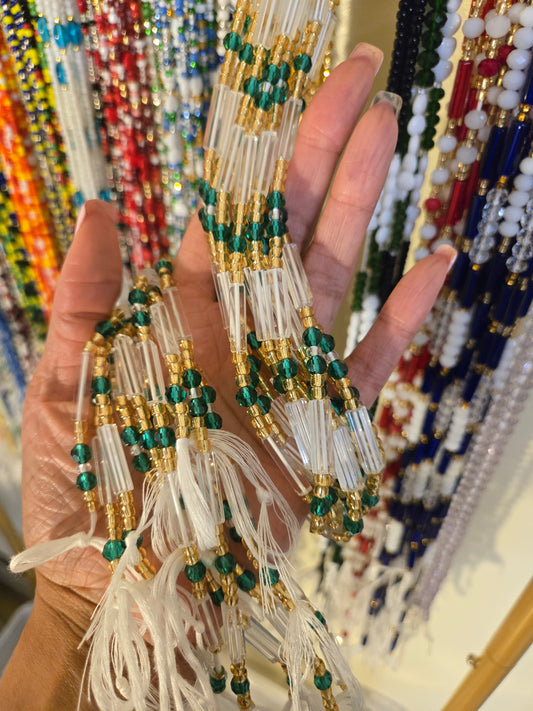 Crown Jewel Tie On Waistbeads - GBead Adornments