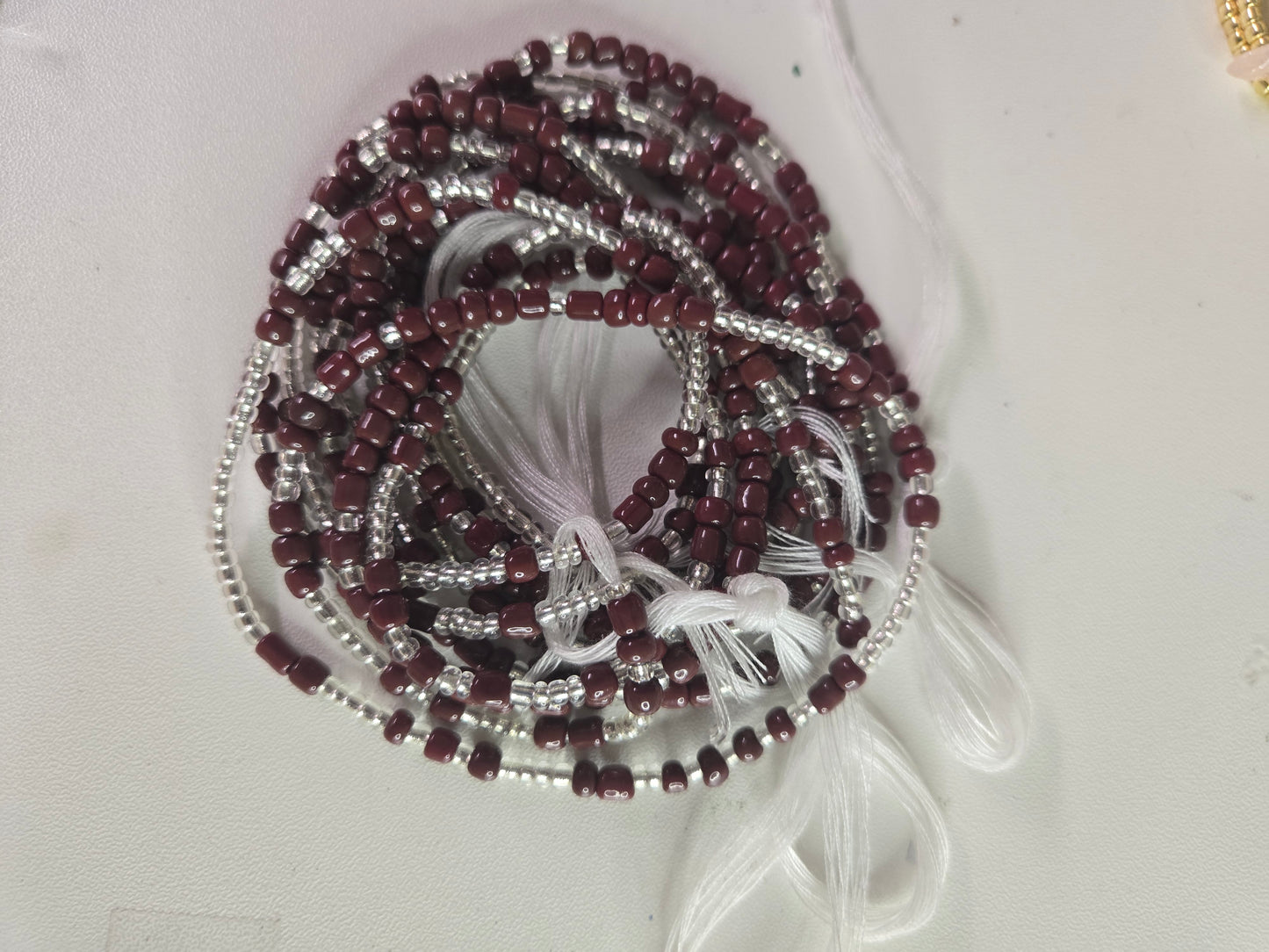 Brown Cocoa Tie- on Waistbeads