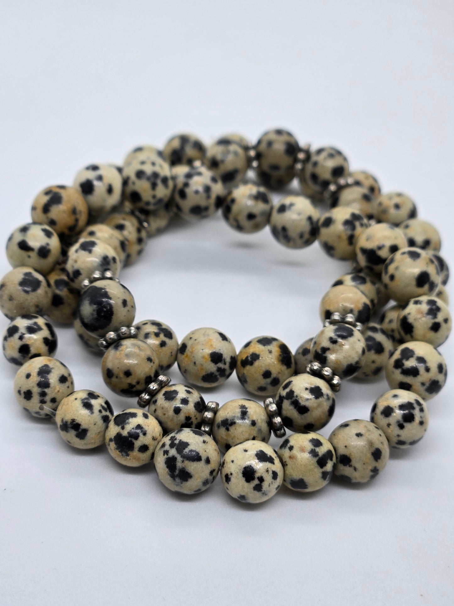 Dalmatian Jasper 8 mm