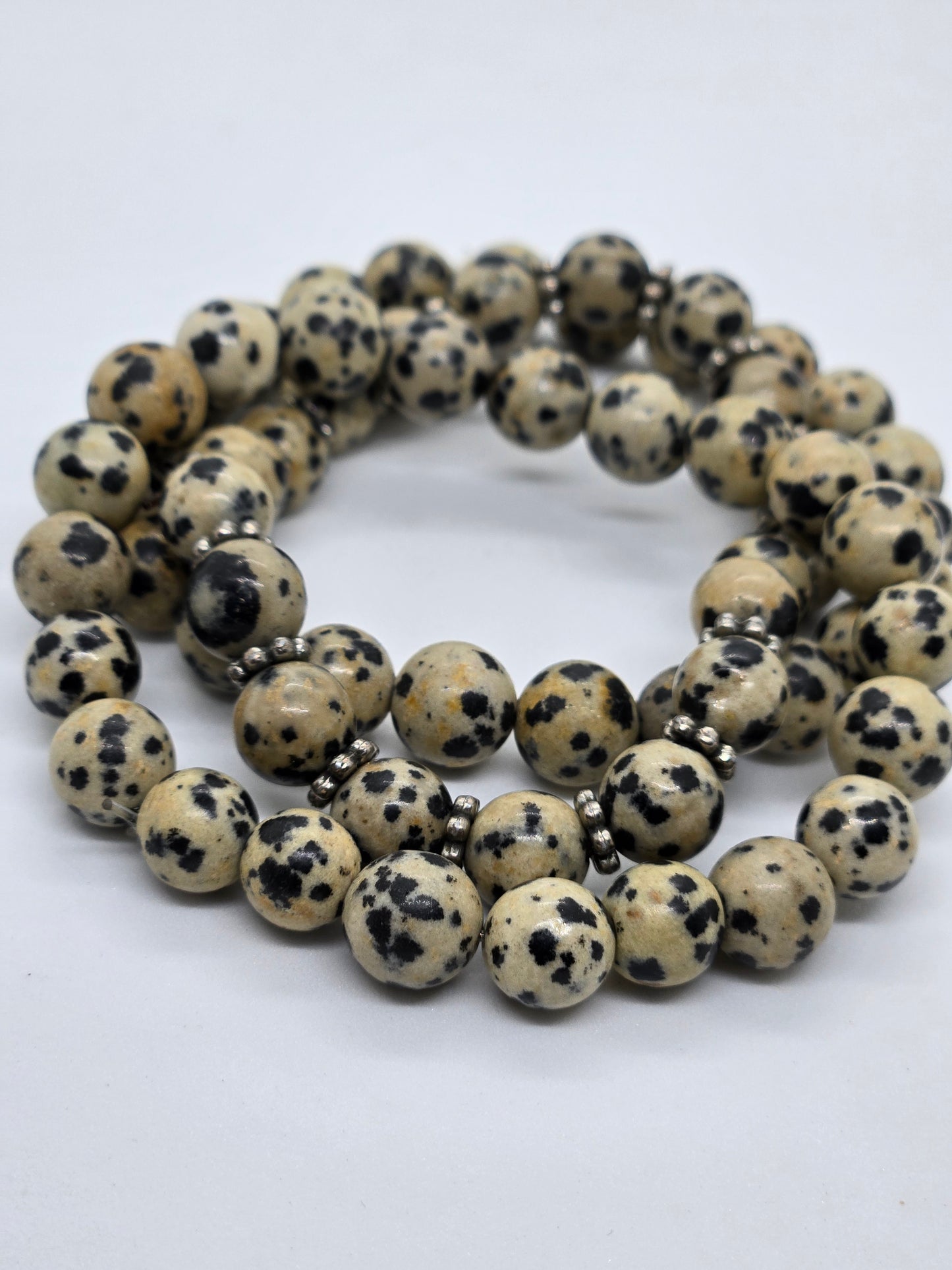 Dalmatian Jasper 8 mm