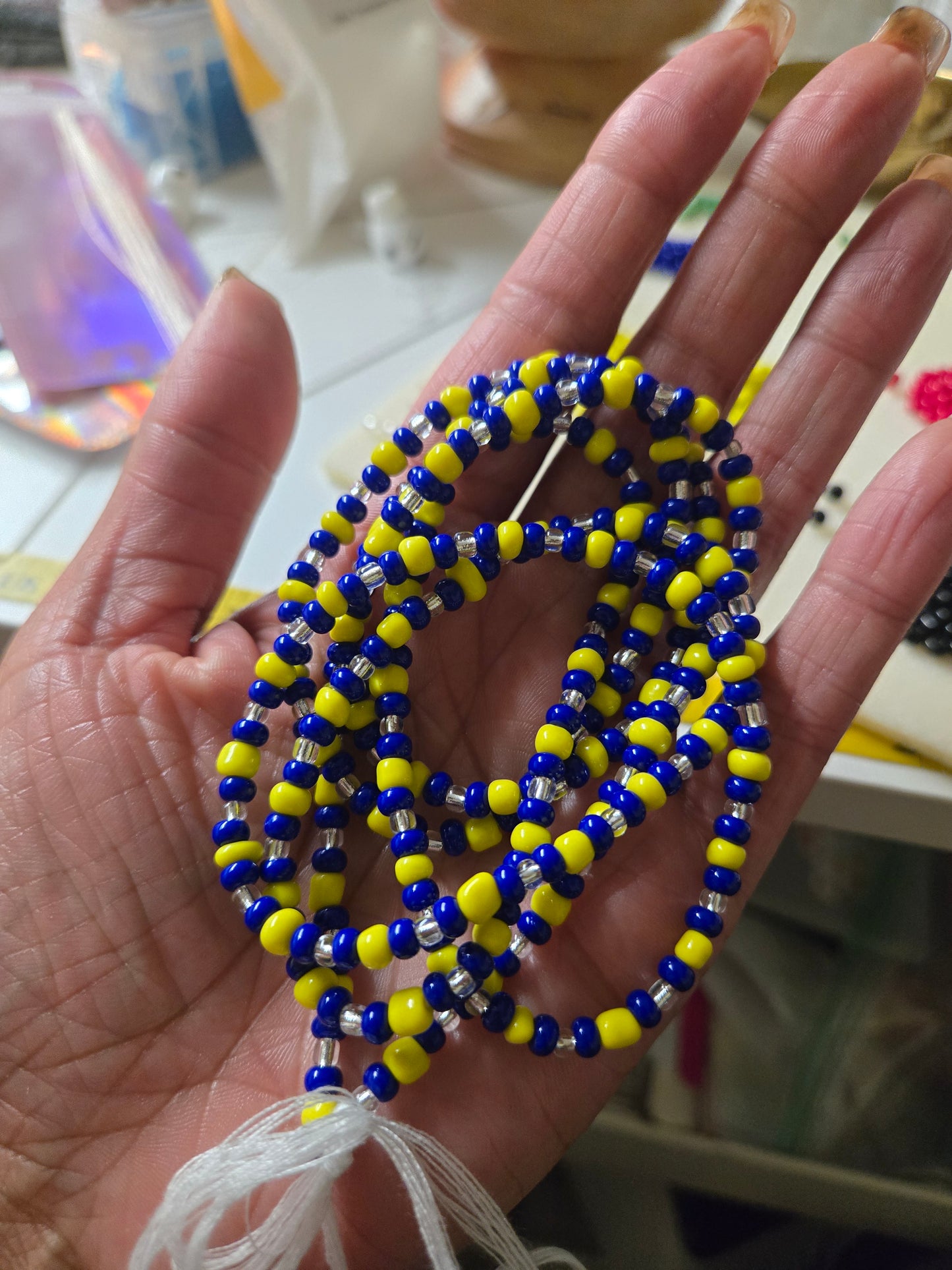 Sun & Sky Tie on Waistbeads