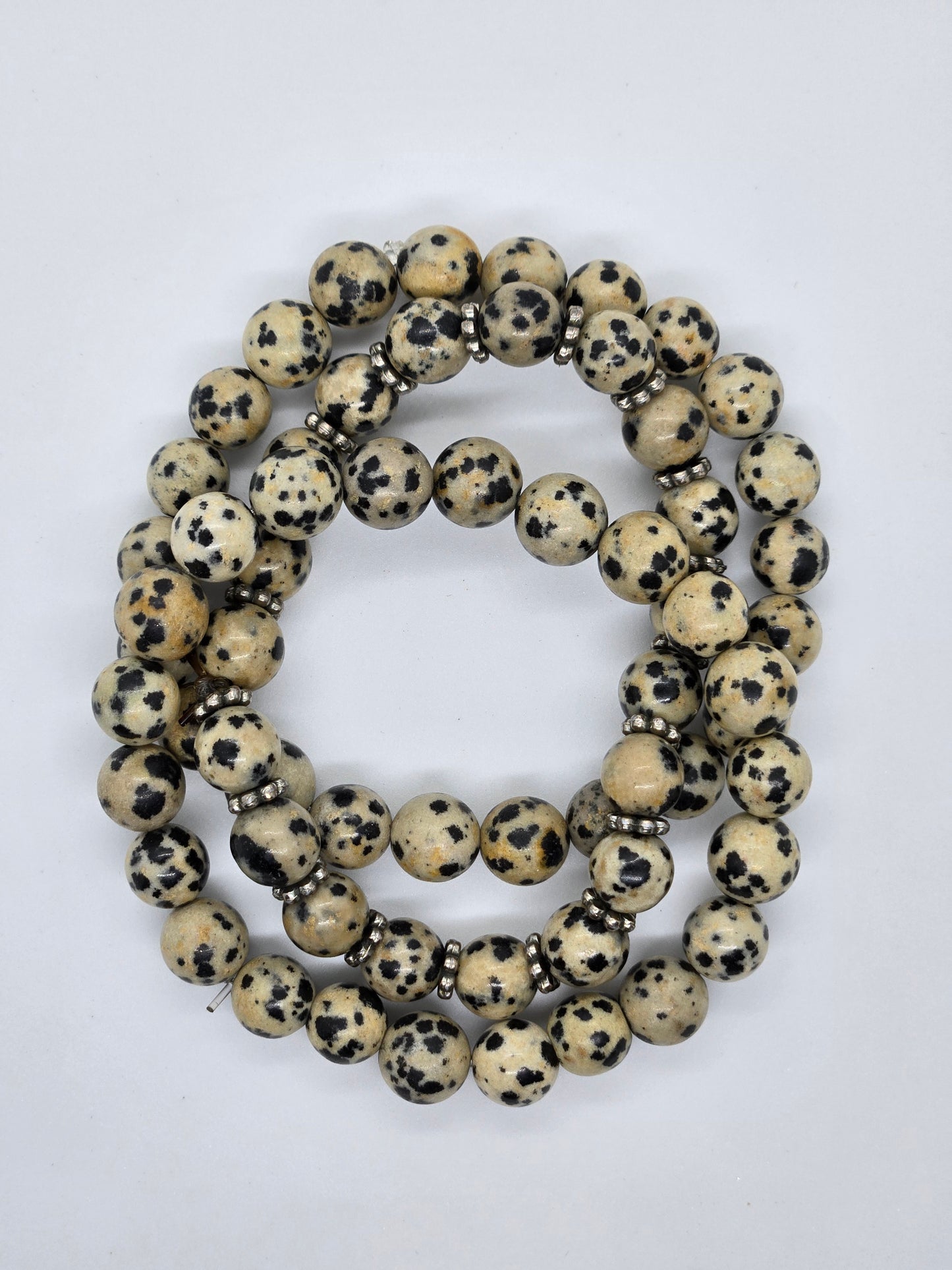 Dalmatian Jasper 8 mm