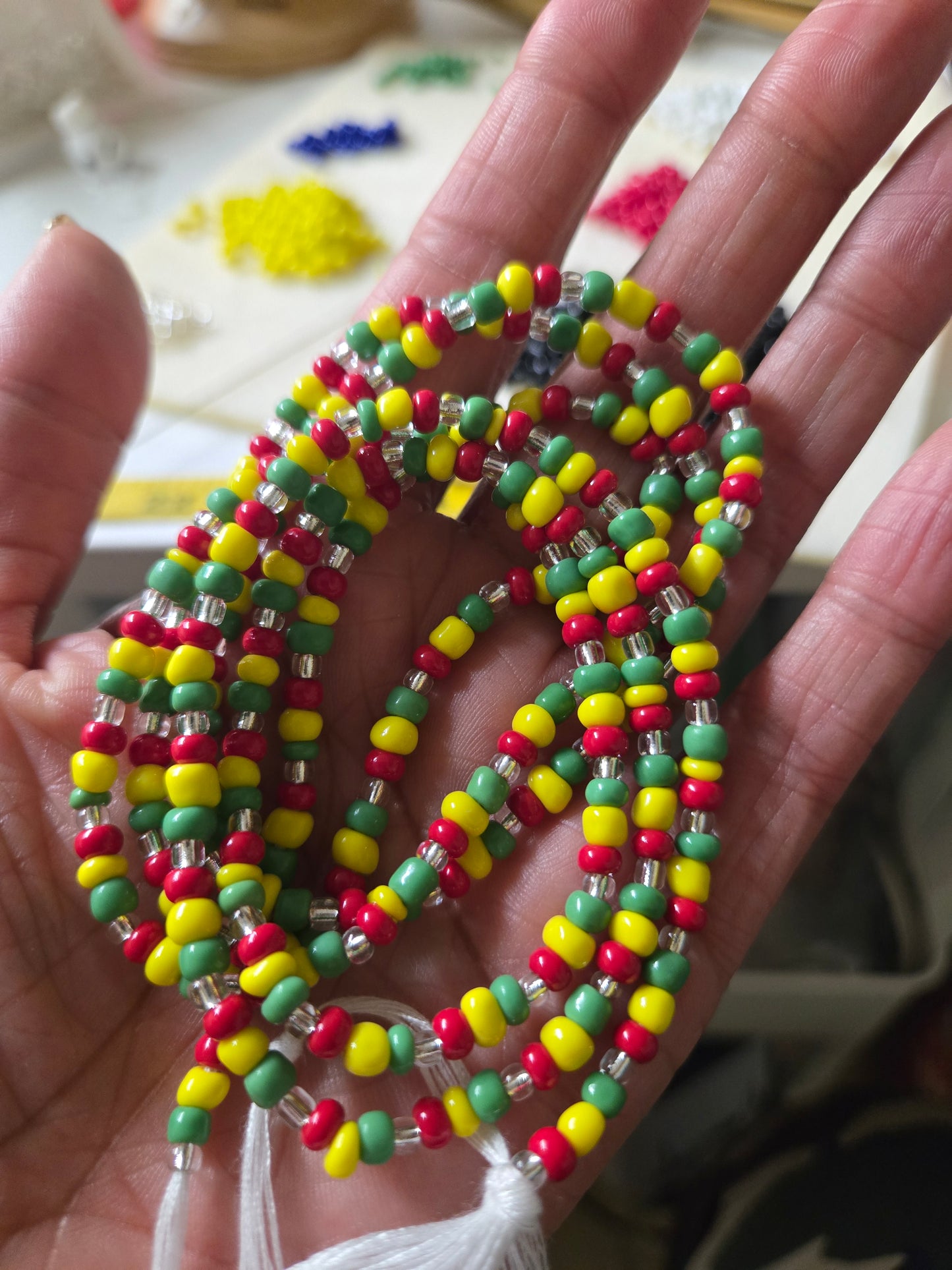 Grenada 🇬🇩 Tie- On Waistbeads