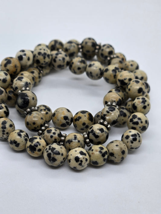 Dalmatian Jasper 8 mm - GBead Adornments