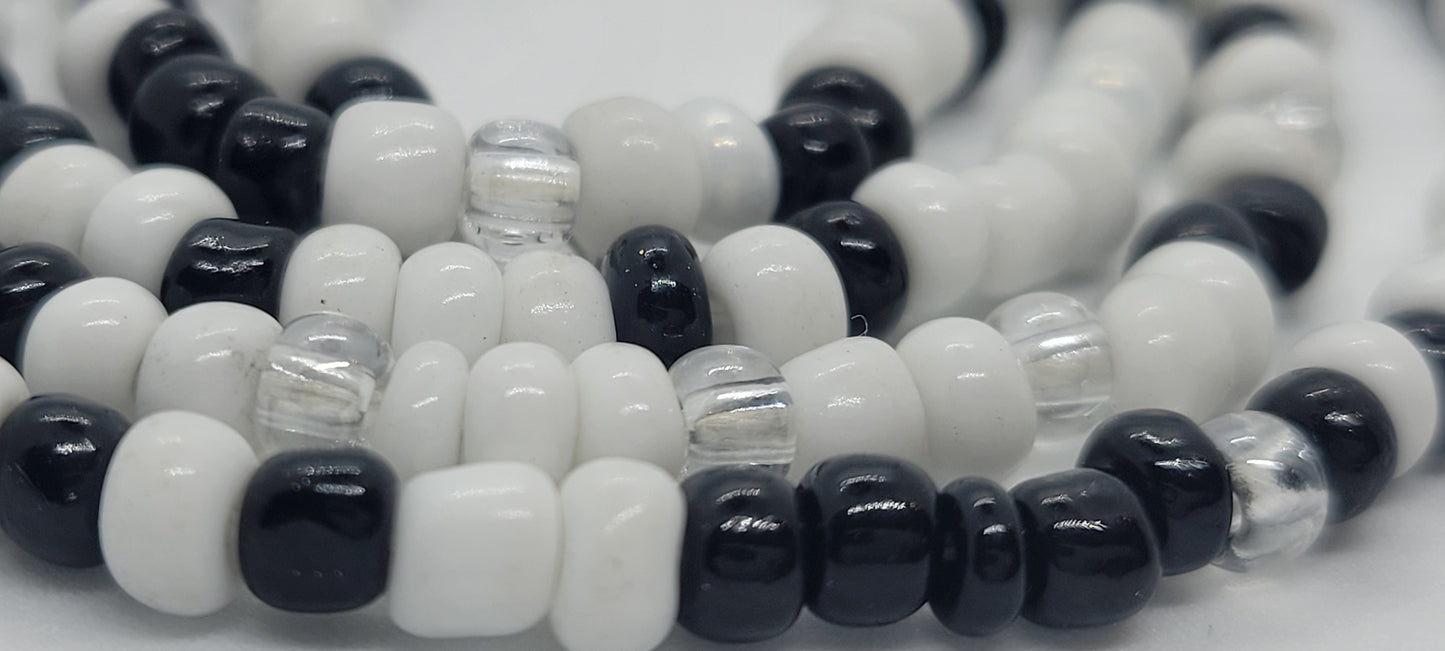 Cookies & Cream Waistbeads - GBead Adornments
