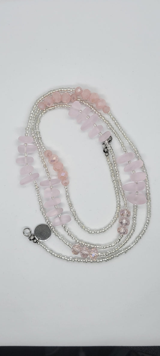 Tickle Me Pink Waistbeads - GBead Adornments