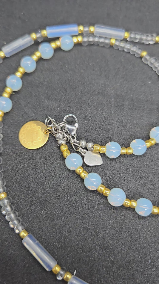 Opalite Aura Waistbeads (October)