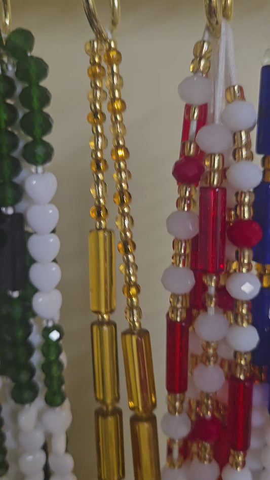 Amber Allure Tie On Waistbeads