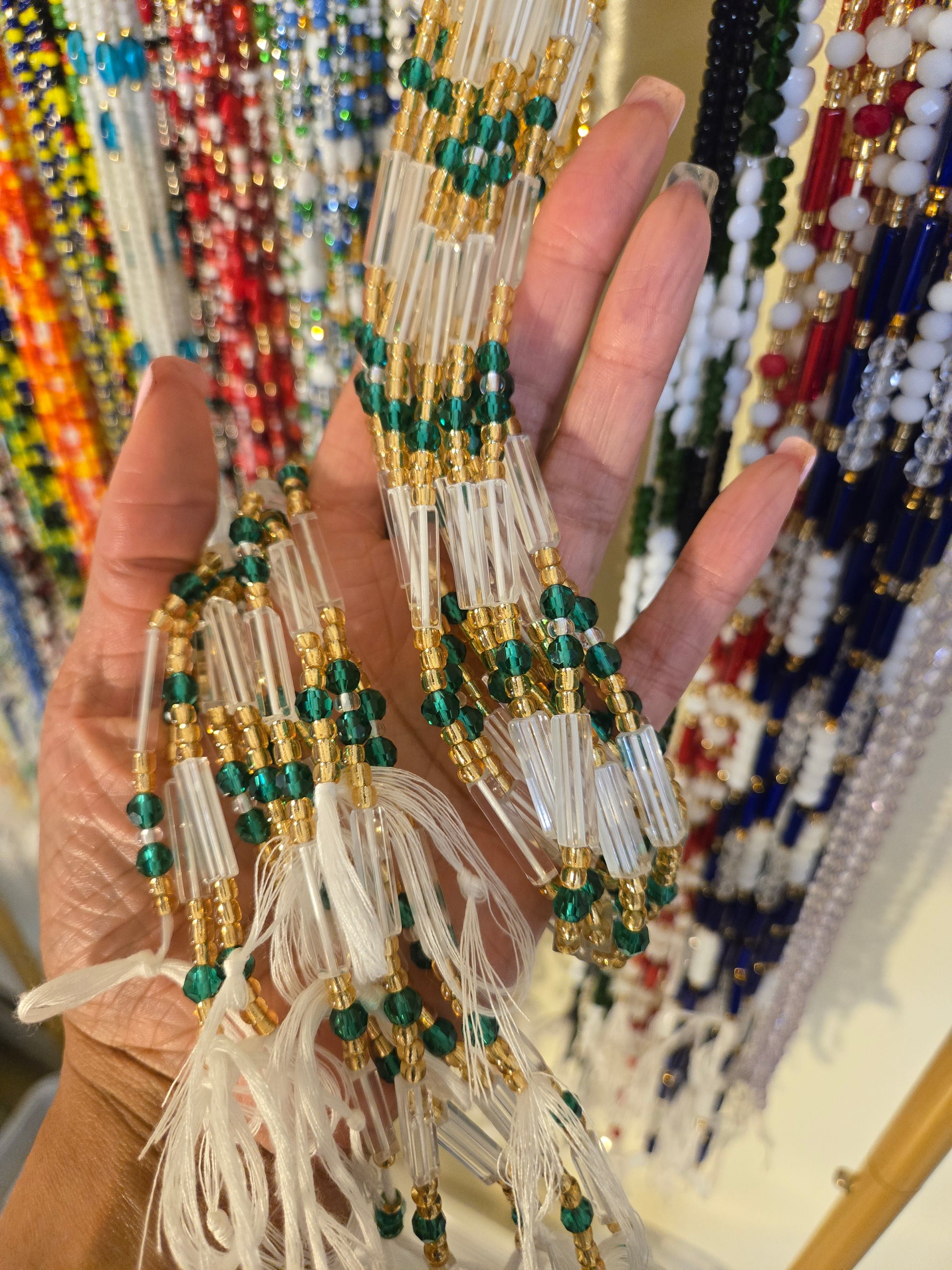Crown Jewel Tie On Waistbeads - GBead Adornments