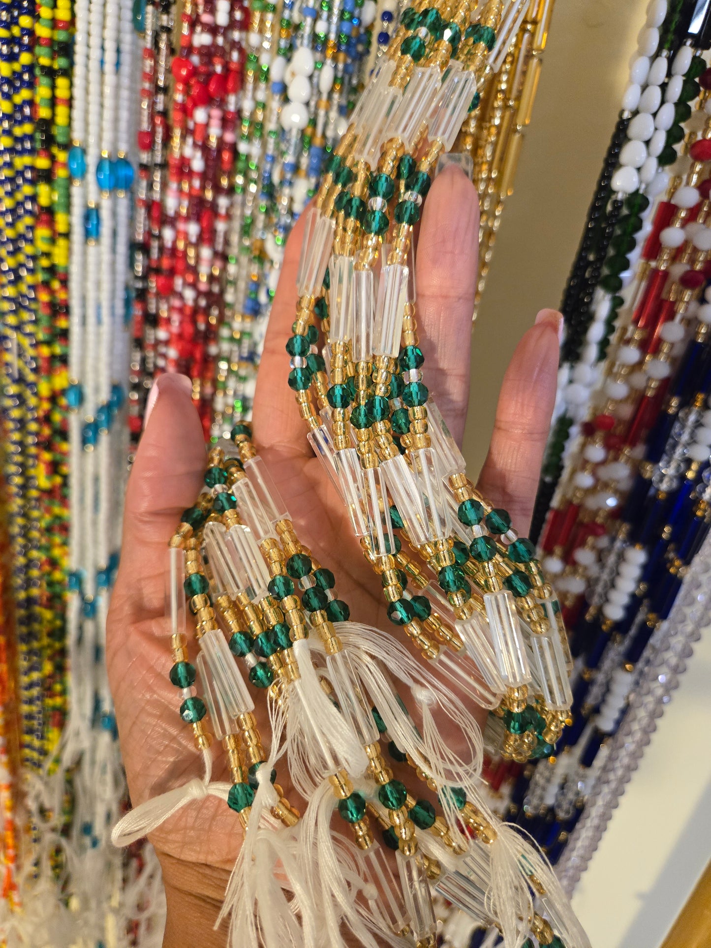 Crown Jewel Tie On Waistbeads - GBead Adornments