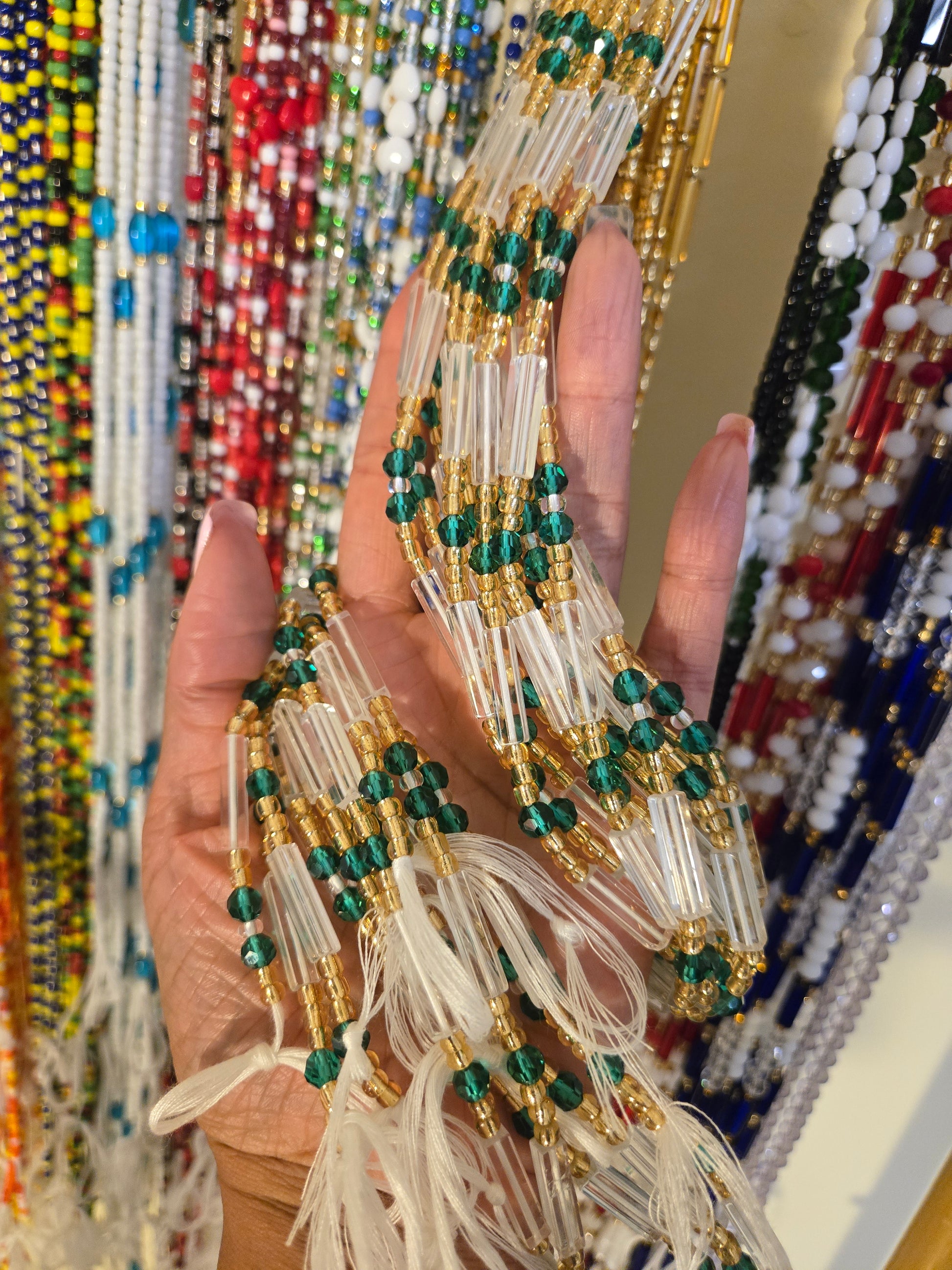 Crown Jewel Tie On Waistbeads - GBead Adornments