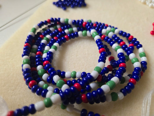 Belize 🇧🇿 Tie- On Waistbeads