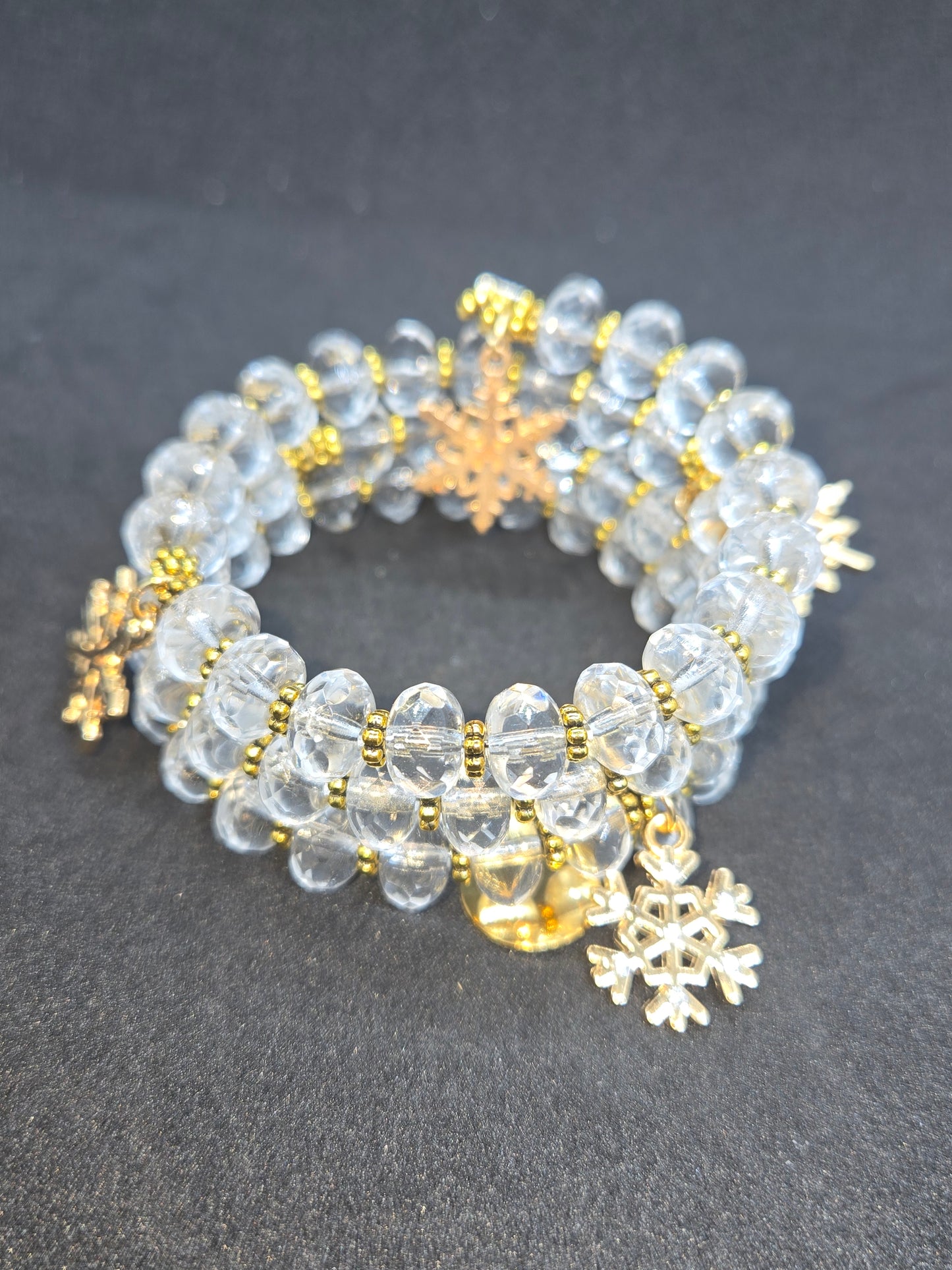 Golden Frost Wrap Bracelet