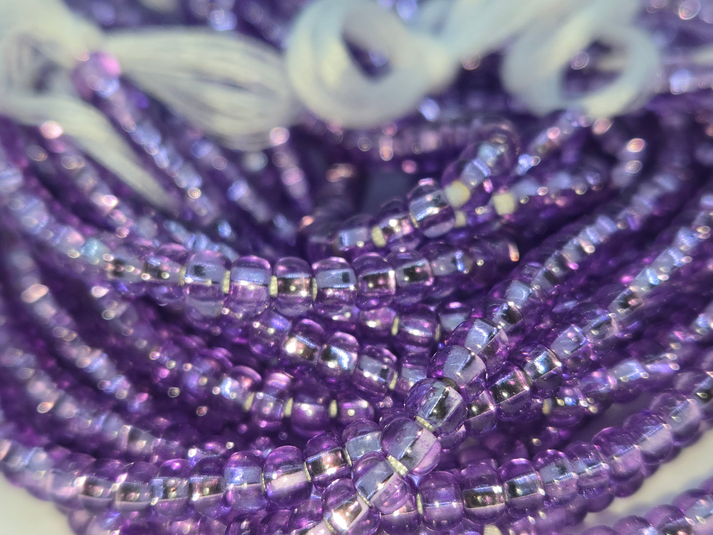 Lavender Luxe Tie-On Waistbeads