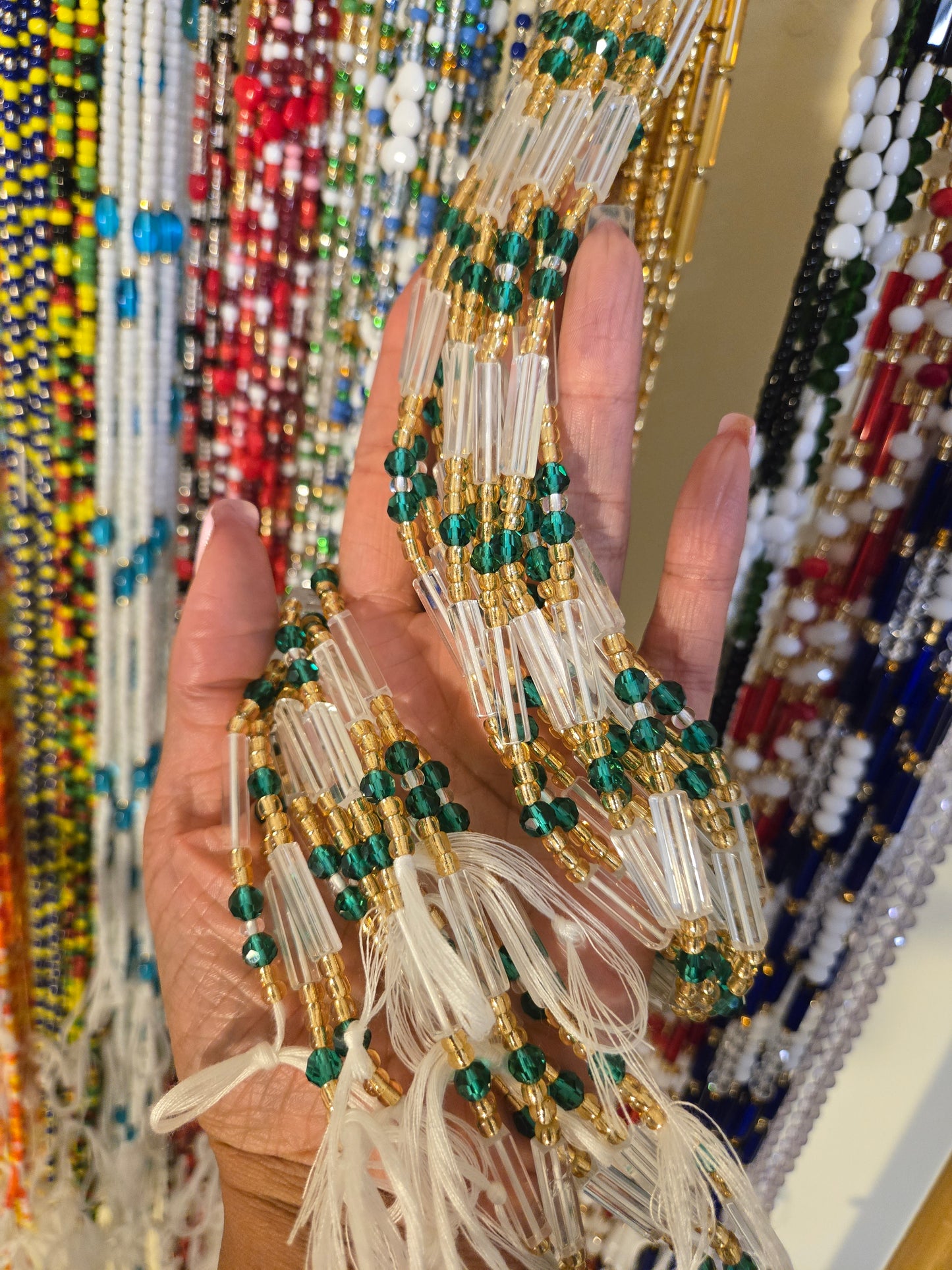 Crown Jewel Tie On Waistbeads - GBead Adornments
