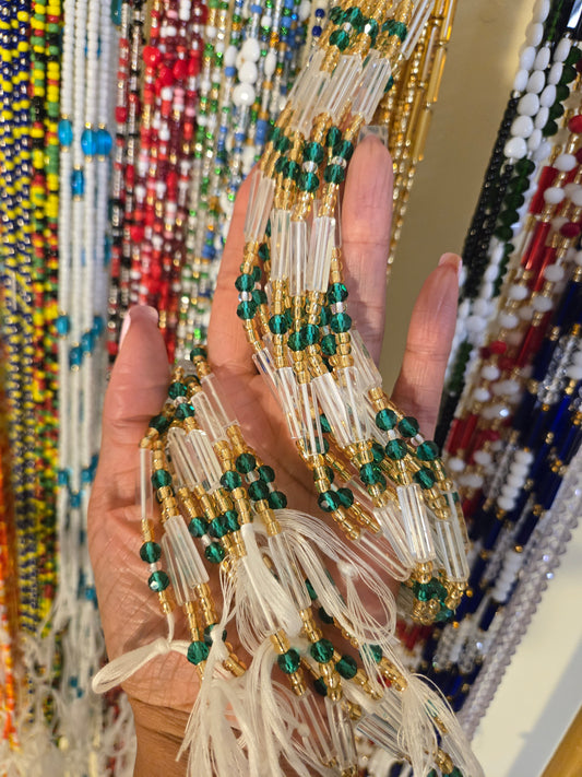 Crown Jewel Tie On Waistbeads - GBead Adornments