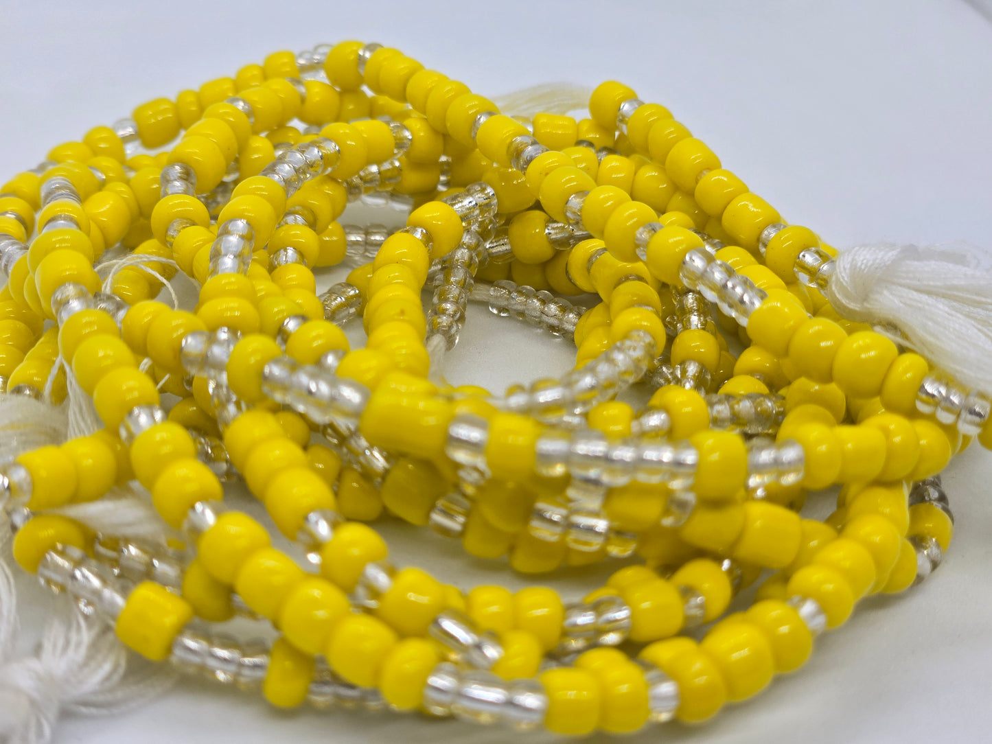 Yellow Sunshine Tie On Waistbeads