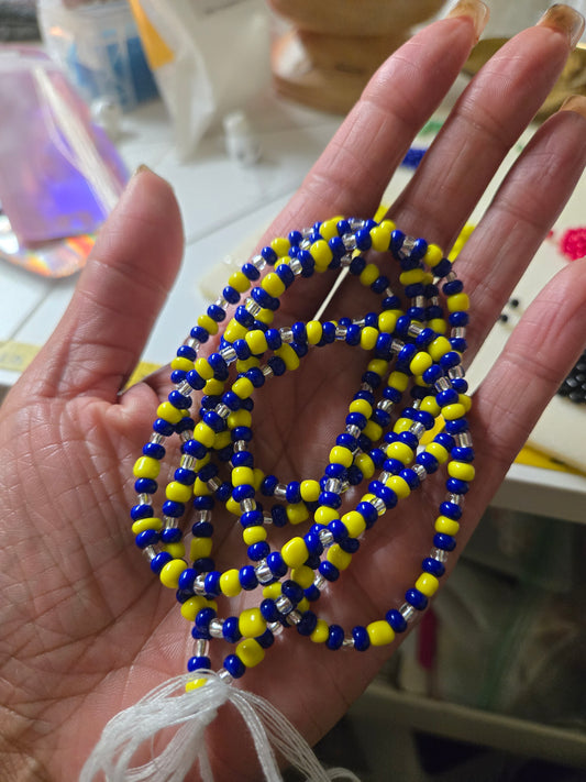 Sun & Sky Tie on Waistbeads