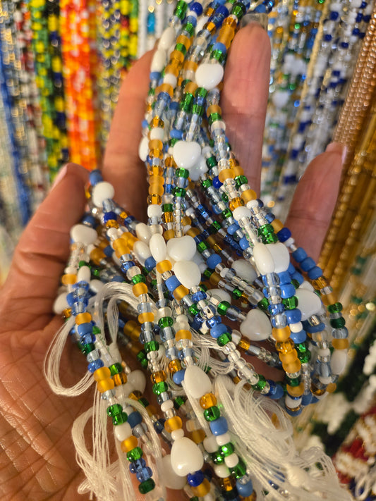 Under the Sea Tie On Waistbeads