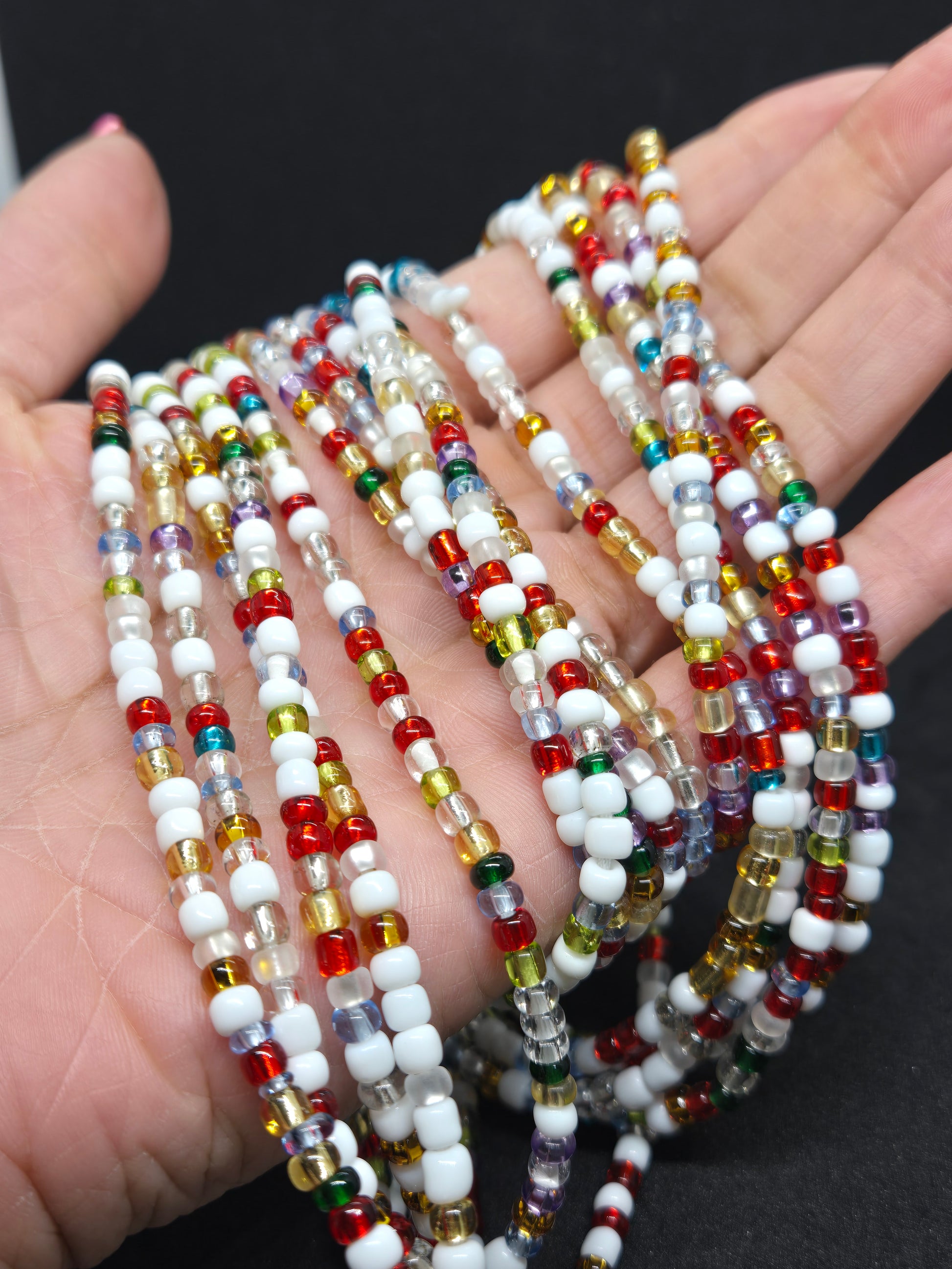 Sugar Rush Tie- on Waistbeads - GBead Adornments
