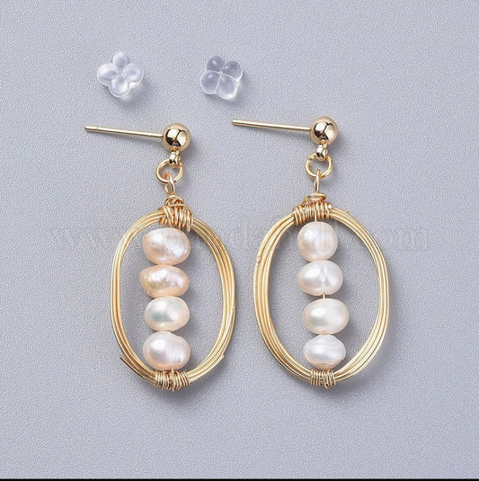 Luxe Pearl Earrings - GBead Adornments
