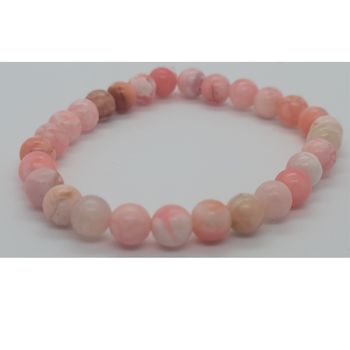 Crazy Lace Agate Gemstone Bracelet 6mm - GBead Adornments