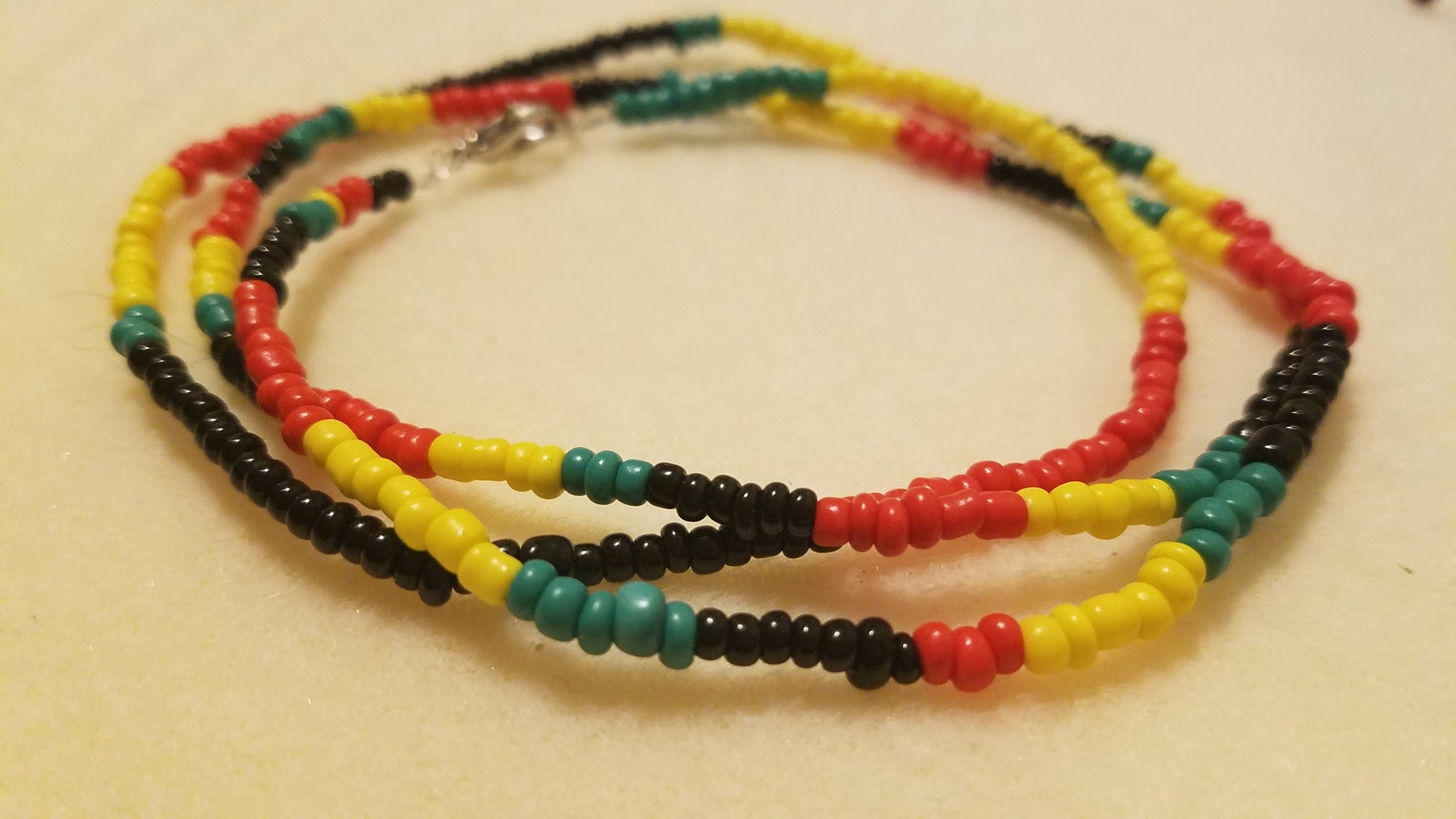 Rasta Waistbead - GBead Adornments