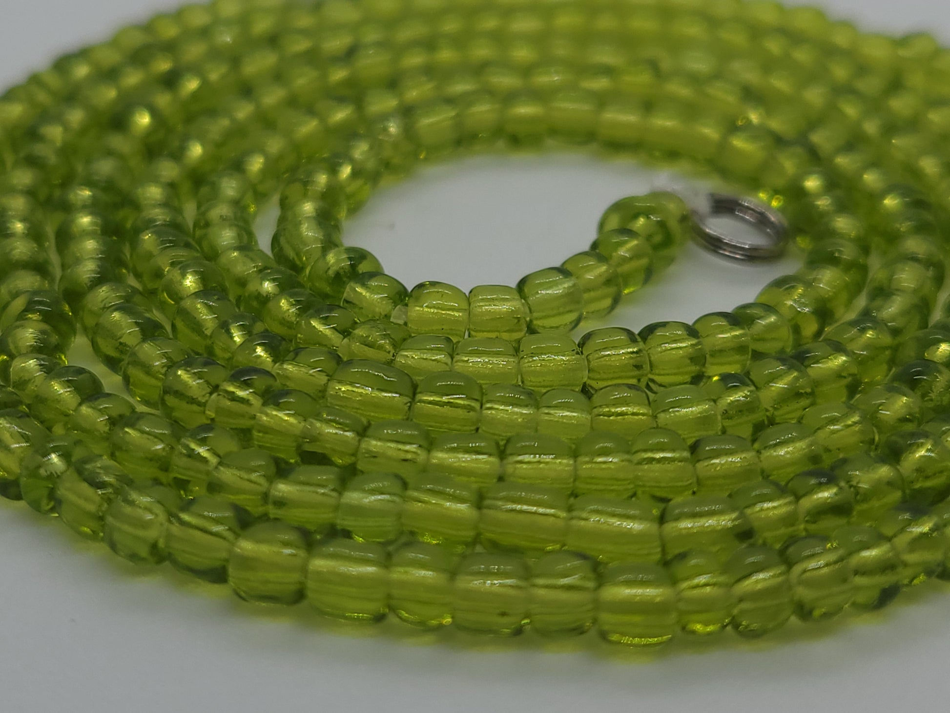 Lime Green Waistbead - GBead Adornments