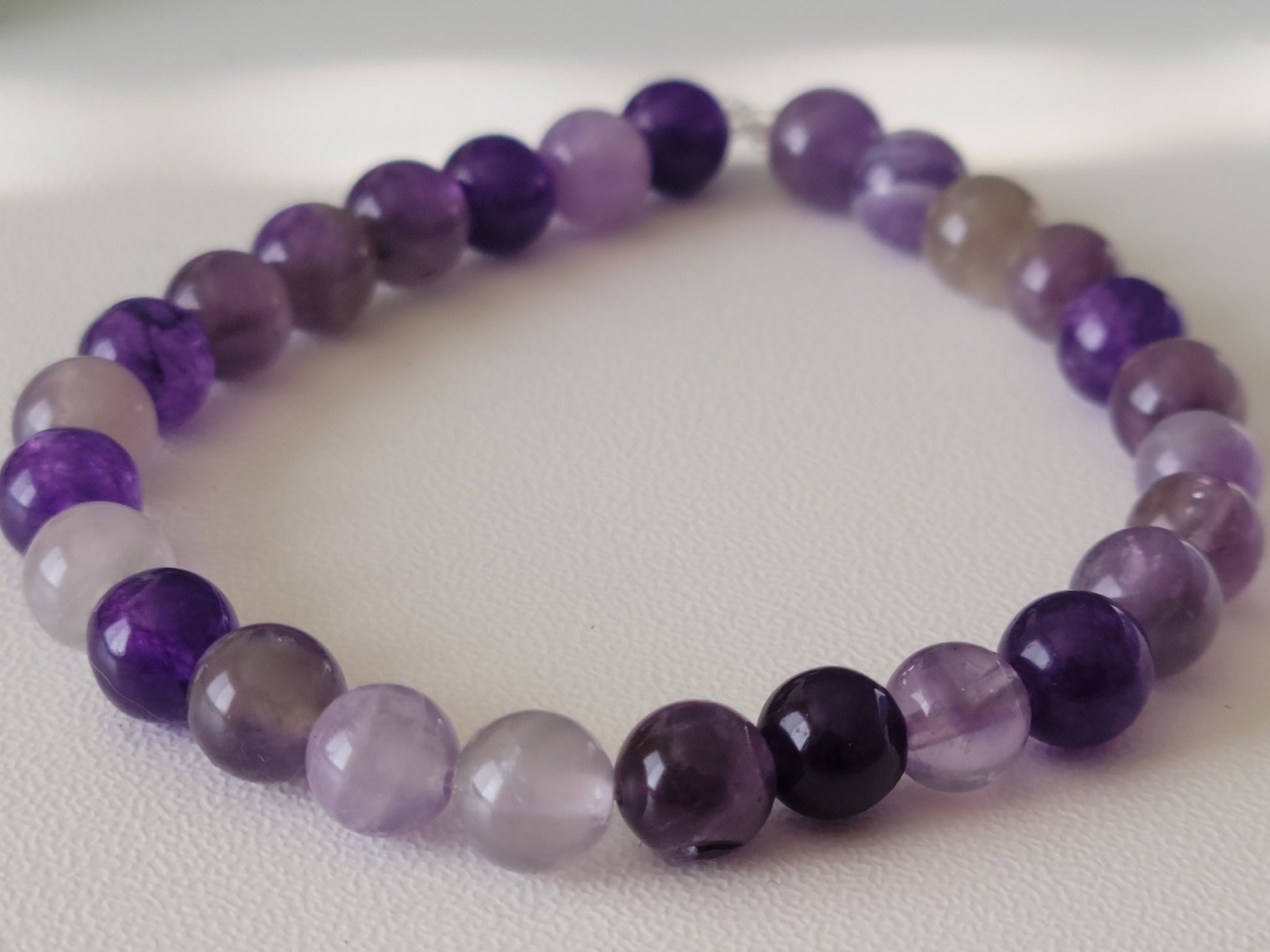 Amethyst Bracelet 6mm - GBead Adornments