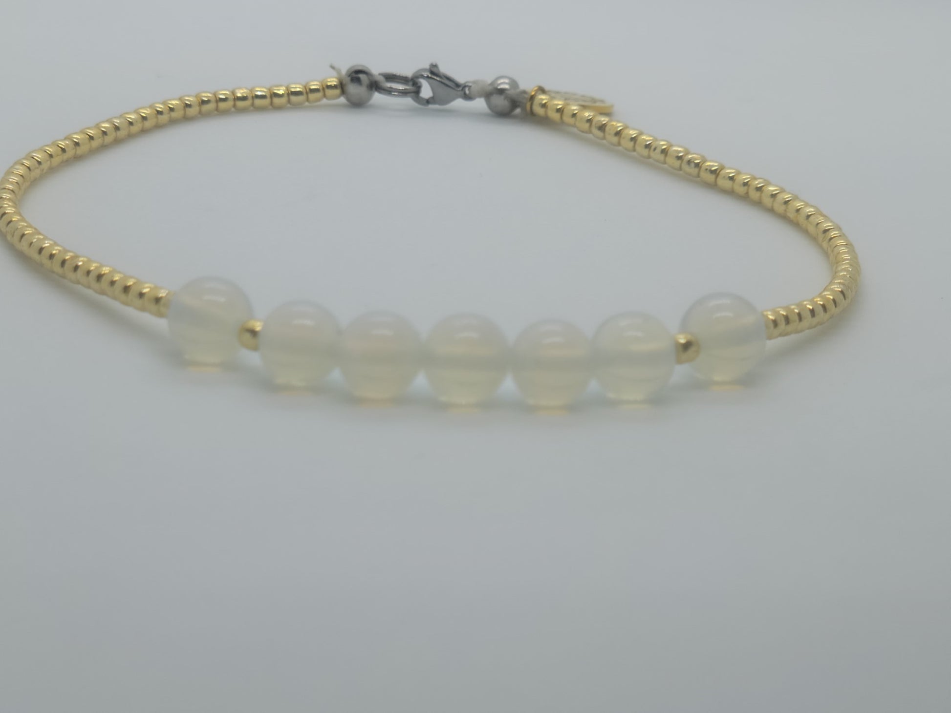 Moonstone Opal Anklet - GBead Adornments