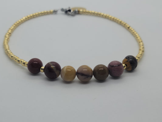 Mookaite Anklet - GBead Adornments