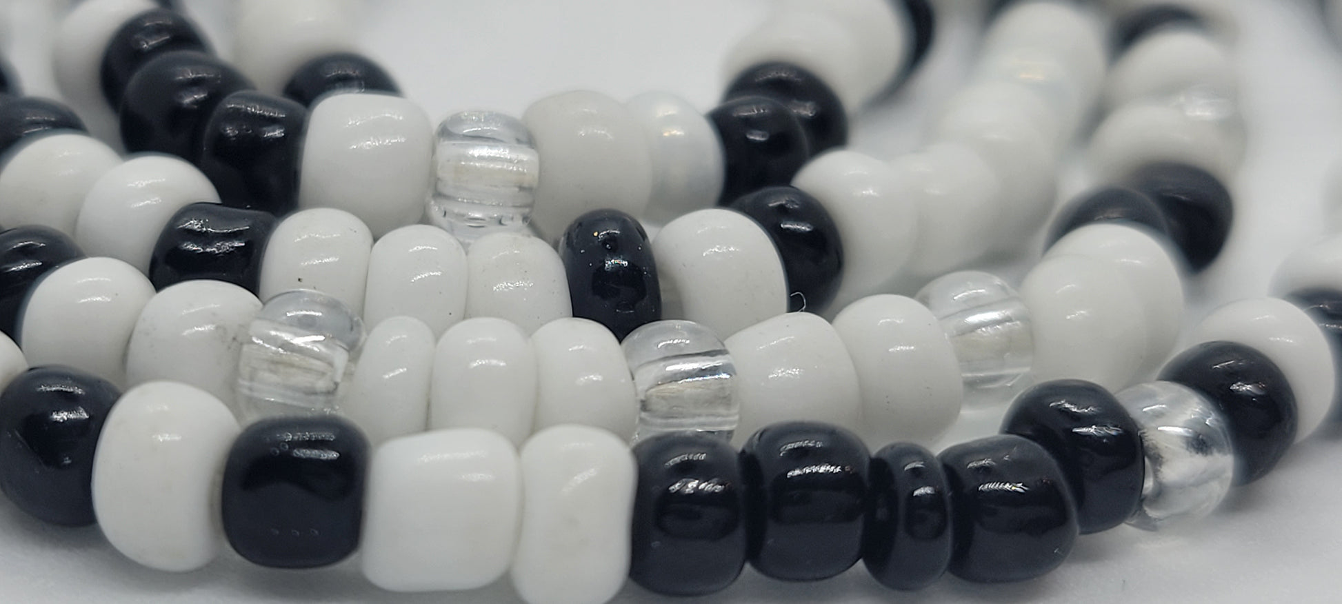 Cookies & Cream Waistbeads - GBead Adornments
