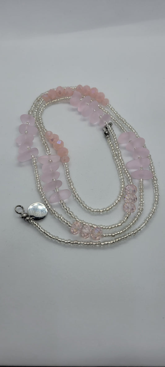 Tickle Me Pink Waistbeads - GBead Adornments