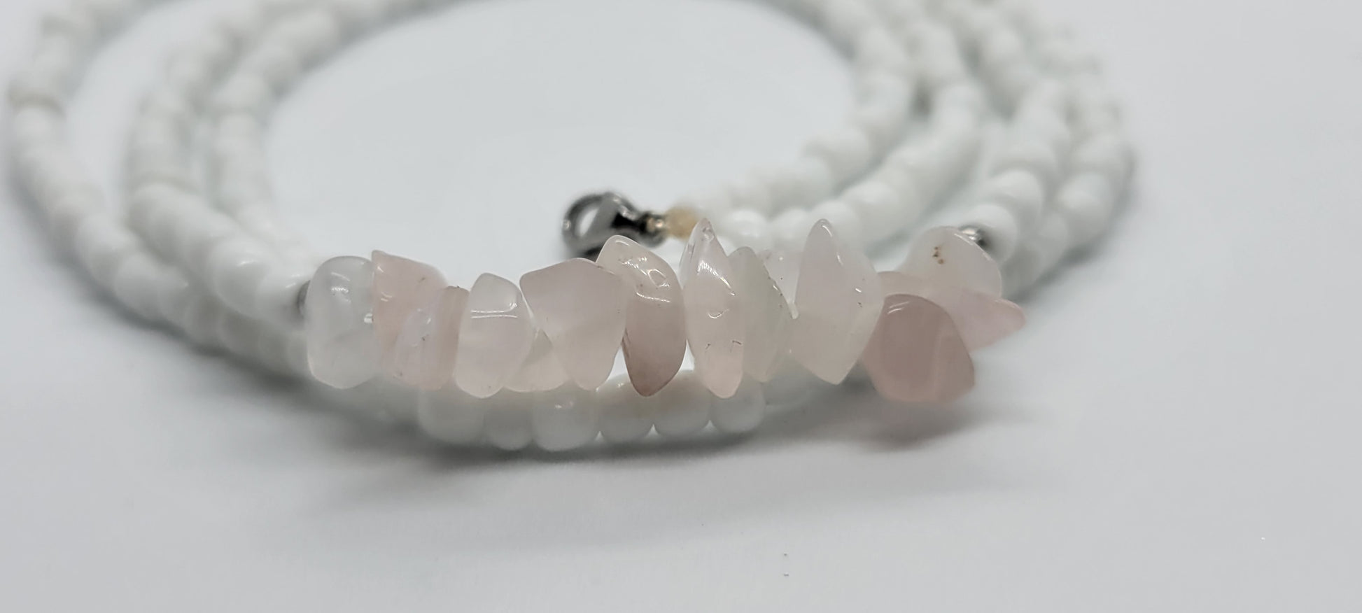 Rose Quartz Chip Gemstone Waistbeads - GBead Adornments