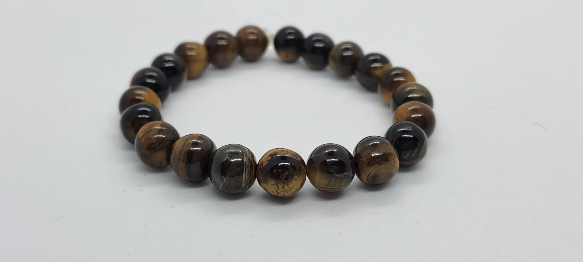 Tiger's Eye 8mm Gemstone Bracelet - GBead Adornments