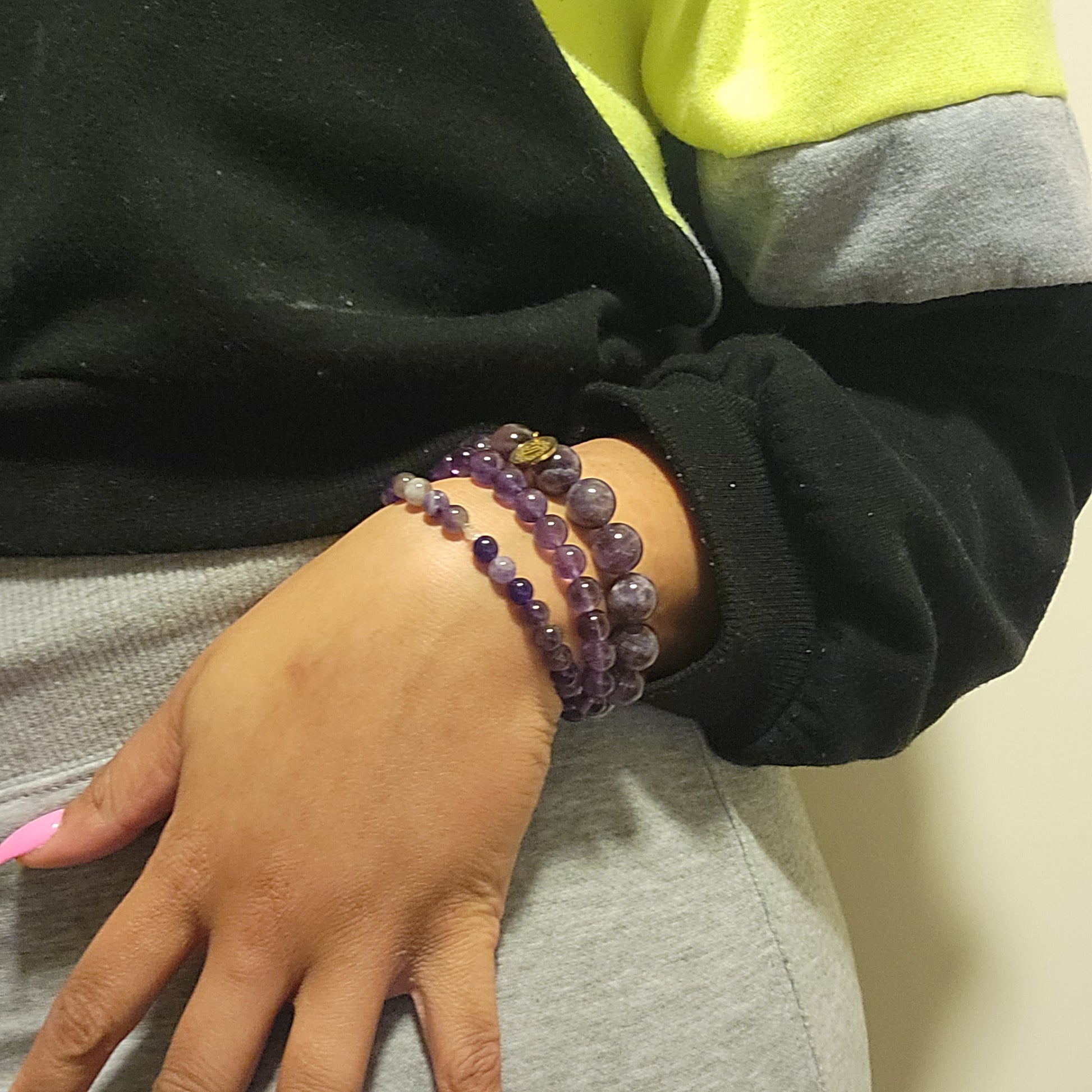 Amethyst Bracelet 6mm - GBead Adornments