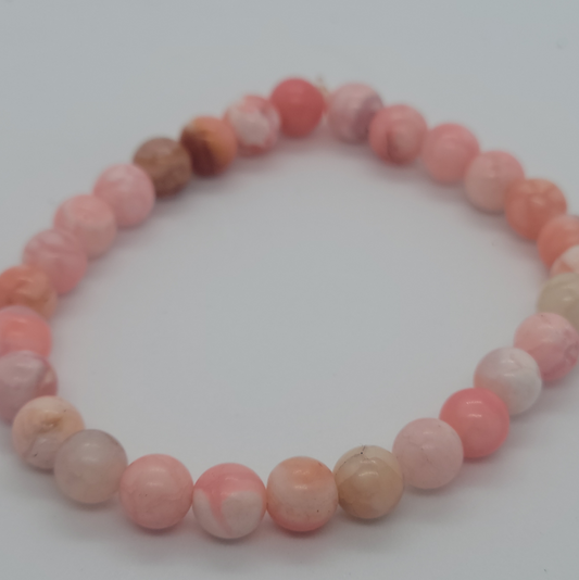 Crazy Lace Agate Gemstone Bracelet 6mm